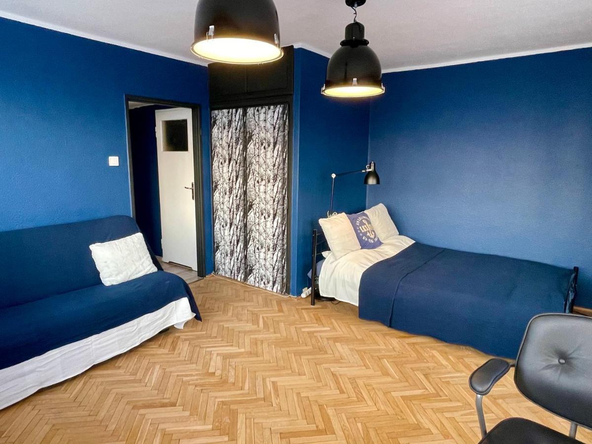 Super Apartament BLUE Ścisłe Centrum Dwie Linie Metra Netflix WiFi 300 Mbs Panorama Miasta Varşovia Exterior foto