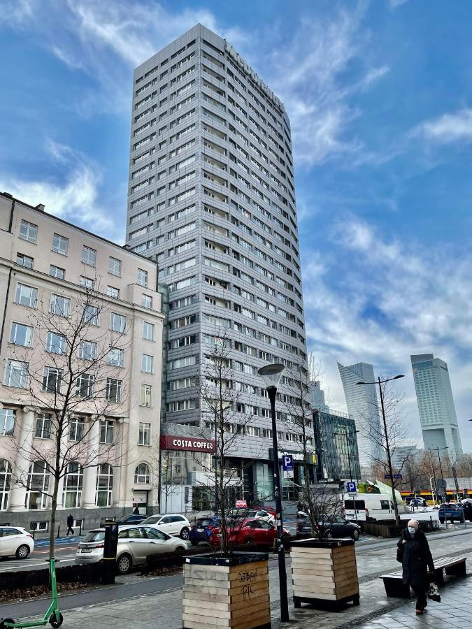 Super Apartament BLUE Ścisłe Centrum Dwie Linie Metra Netflix WiFi 300 Mbs Panorama Miasta Varşovia Exterior foto
