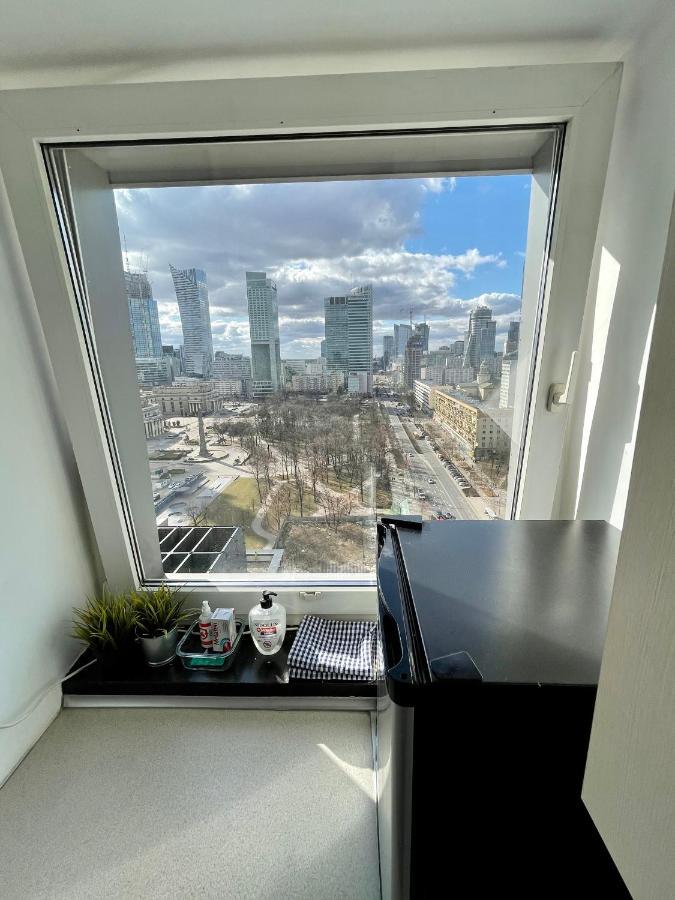 Super Apartament BLUE Ścisłe Centrum Dwie Linie Metra Netflix WiFi 300 Mbs Panorama Miasta Varşovia Exterior foto